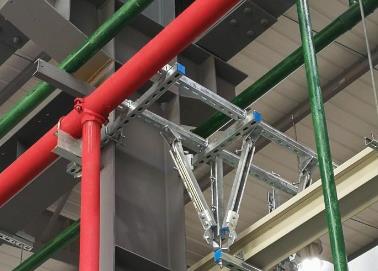 龙胜该抗震支架的整体式支吊架结构协调性好